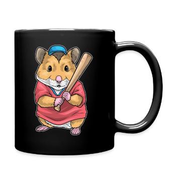 Hamster Baseball Batte de baseball Sport - Mug uni - noir - Droite