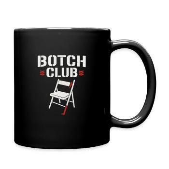 Botch Club Wrestling Shirt – Lustiges Fan Design - Tasse einfarbig - Schwarz - Rechts