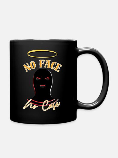 Pas de visage, pas d’étui - Mug uni - noir