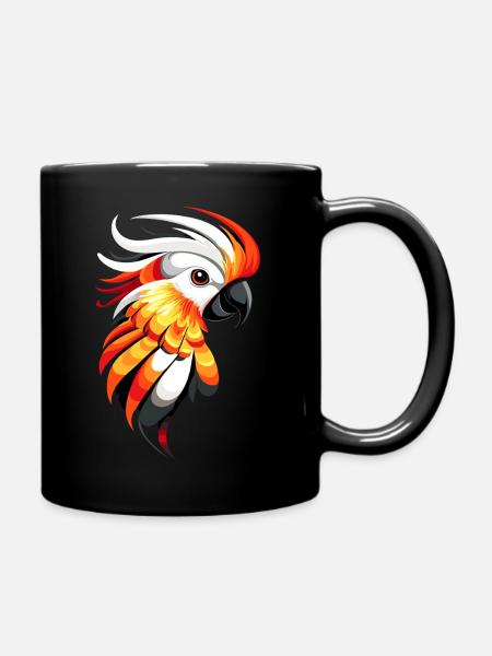 Perroquet Ara Perruche Cacatoès Amoureux des perroquets - Mug uni - noir