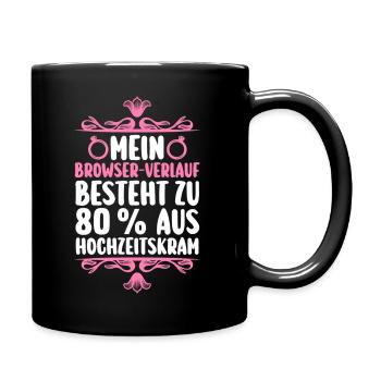 Bachelor Party Team Bride Hen Party - Full Colour Mug - black - Right