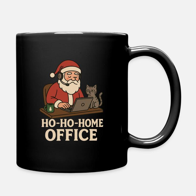 Ho Ho Home Office - Mug uni - noir