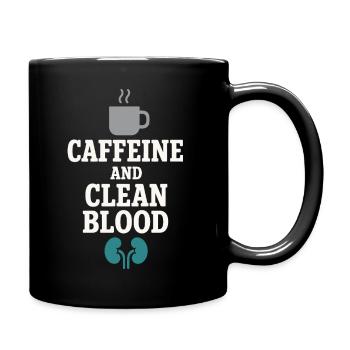 Dialysis Nurse Tech Kidney Care Nephrology - Full Colour Mug - black - Right