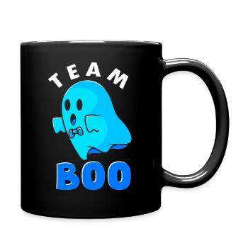 Gender Reveal Halloween Werdender Papa - Tasse einfarbig - Schwarz - Rechts