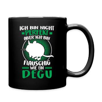 Degu not perfect Common degu - Full Colour Mug - black - Right