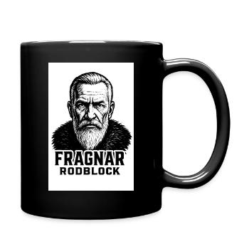 Fragnar Rodblock Viking Portrait - Full Colour Mug - black - Right