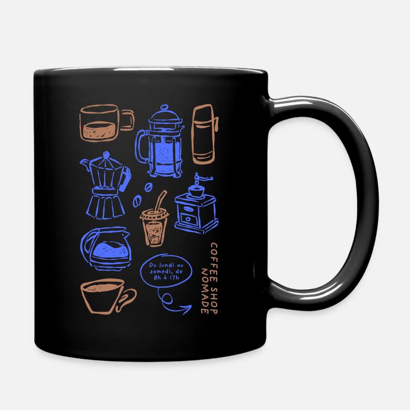 Coffee Shop Essentials - Full Colour Mug - black
