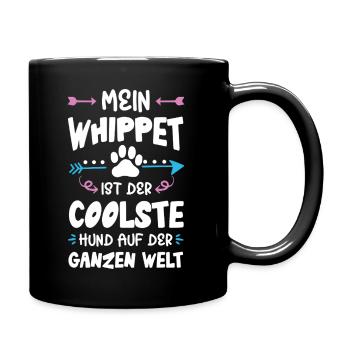 Whippet Dog Saying - Full Colour Mug - black - Right