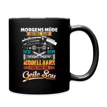 Model Railway Model Railway - Full Colour Mug - black - Right