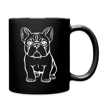 Cadeau personnalisé Bulldogs Dogs T-shirt - Mug uni - noir - Droite