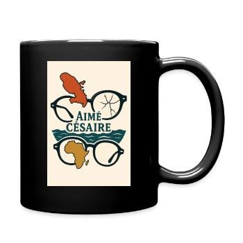 Monde Aimé Césaire Brille - Tasse einfarbig - Schwarz - Rechts