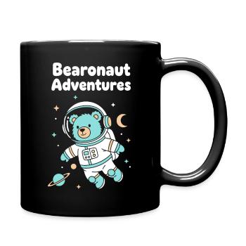Bearonaut Adventure Space - Full Colour Mug - black - Right