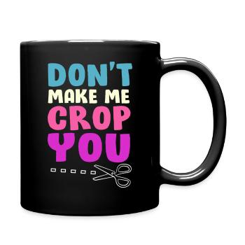 Album de scrapbooking - Mug uni - noir - Droite