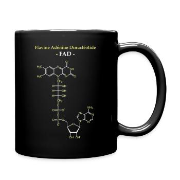 FAD Cofacteur Flavine Adénine - Mug uni - noir - Droite