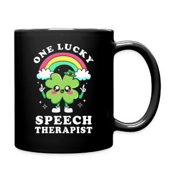 Speech therapist Speech therapist - Full Colour Mug - black - Right