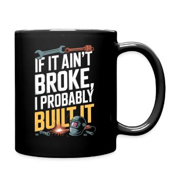  Wenn Es Nicht Kaputt Ist, Habe Ich Es - Tasse einfarbig - Schwarz - Rechts