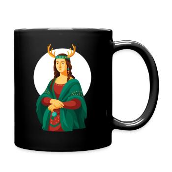 MONA XMAS - spirit of Christmas - Full Colour Mug - black - Right