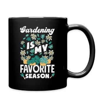 Garten- Und Pflanzenliebhaber Geschenke - Tasse einfarbig - Schwarz - Rechts