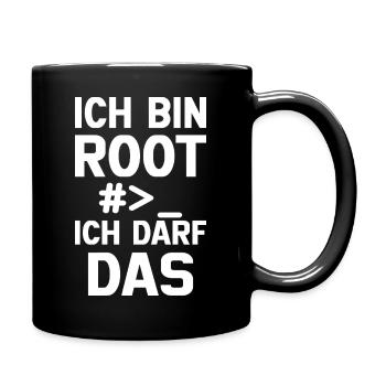 I'm Root – Permission Free - Full Colour Mug - black - Right