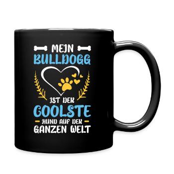 My Bulldog: Coolest Dog in the World - Full Colour Mug - black - Right