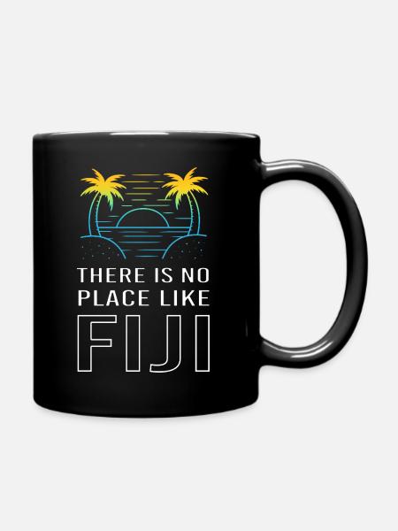 Fidji - Mug uni - noir