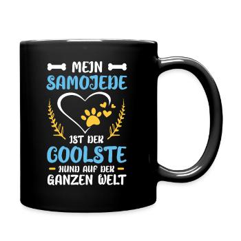 Mon chien le plus cool des Samoyèdes au monde - Mug uni - noir - Droite