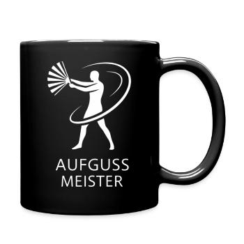 Sauna Infusion Master Fan Pictogram Minimalist - Full Colour Mug - black - Right