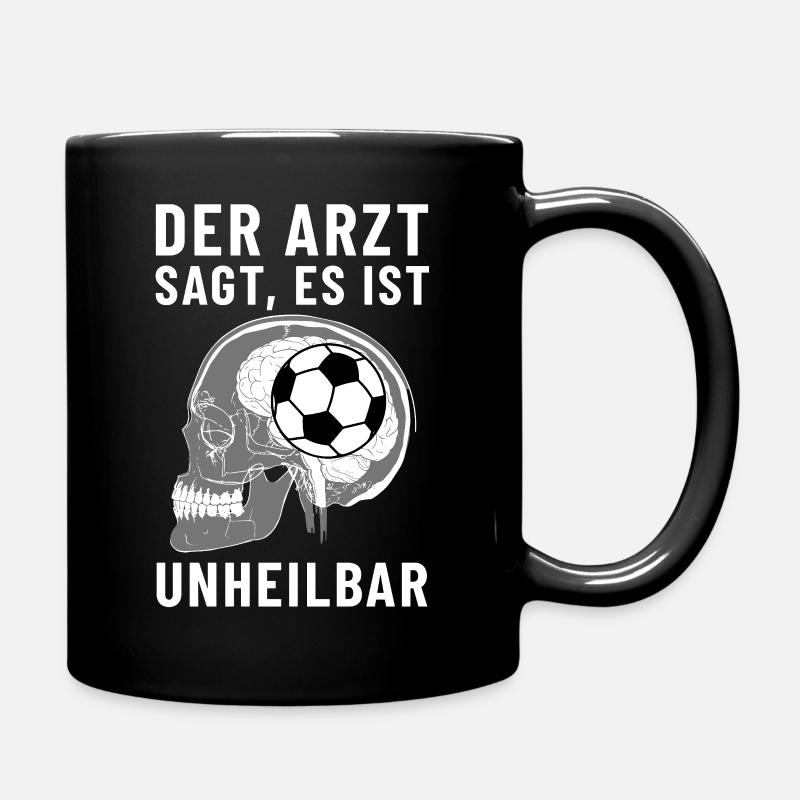 Le médecin dit que c’est un football incurable - Mug uni - noir