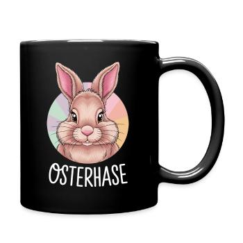 Lapin de Pâques mignon coloré pour enfants - Mug uni - noir - Droite