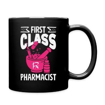 Apotheker Pharmazeutisch-technischer - Tasse einfarbig - Schwarz - Rechts