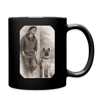 Matt & Holly - Mug uni - noir - Droite