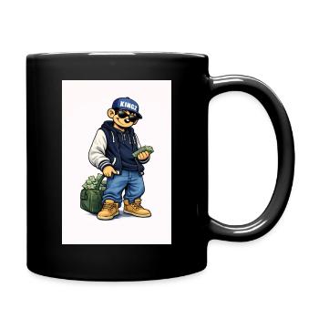 Kingz Monkey Hustler - Full Colour Mug - black - Right