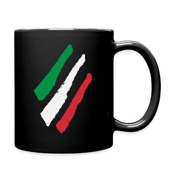 Italy Flag - Full Colour Mug - black - Right
