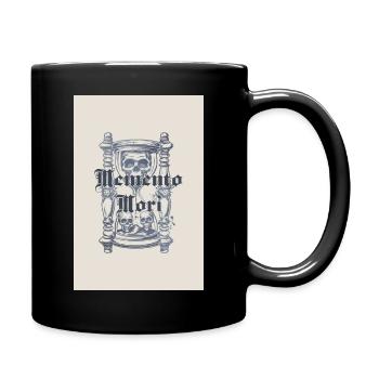 Memento Mori – Time is finite - Full Colour Mug - black - Right