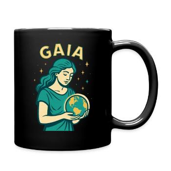 Gaia - Mother Nature - Tree of Life - Full Colour Mug - black - Right
