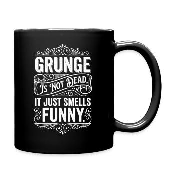 Grunge Is Not Dead Design - Full Colour Mug - black - Right