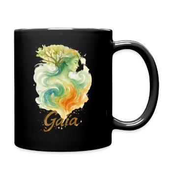 Gaia - Mother Nature - Tree of Life - Full Colour Mug - black - Right