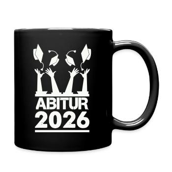 Motif de la cérémonie de remise des diplômes de l’Abitur 2026 - Mug uni - noir - Droite