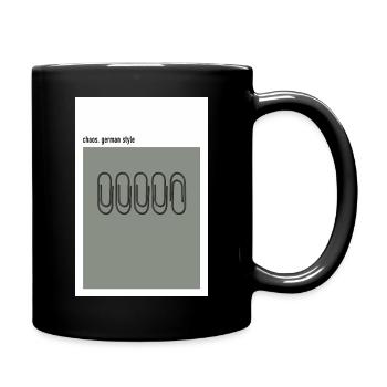 Trombone à papier style allemand du chaos - Mug uni - noir - Droite