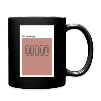 Chaos – German Style Red Paper Clips - Full Colour Mug - black - Right