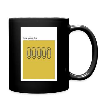 Chaos – German Style Paper Clip - Full Colour Mug - black - Right