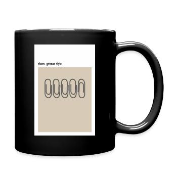 Chaos – German Style Paper Clips Beige - Full Colour Mug - black - Right