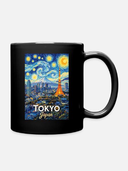 Tokyo Japan - Tasse einfarbig - Schwarz