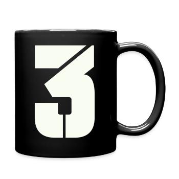 3 - Mug uni - noir - Droite