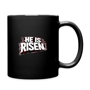 Il est ressuscité - Mug uni - noir - Droite