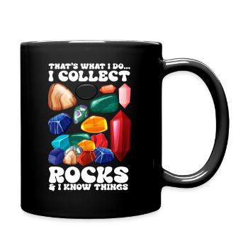 Geologe – Gesteinsammler, Geologie, Edelsteine, Edelsteine, Edelsteine, - Tasse einfarbig - Schwarz - Rechts