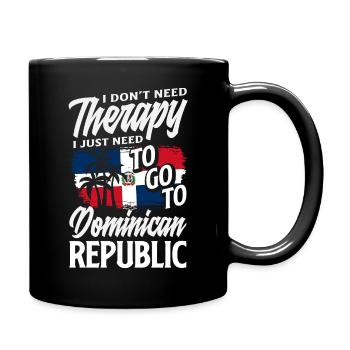 Drapeau de la République dominicaine Dom Rep Pride - Mug uni - noir - Droite