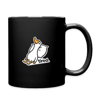 Geese Sticker - Full Colour Mug - black - Right