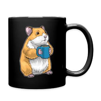 Hamster Coffee Mug - Full Colour Mug - black - Right