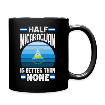 Fierté et Foyer du drapeau du Nicaragua - Mug uni - noir - Droite